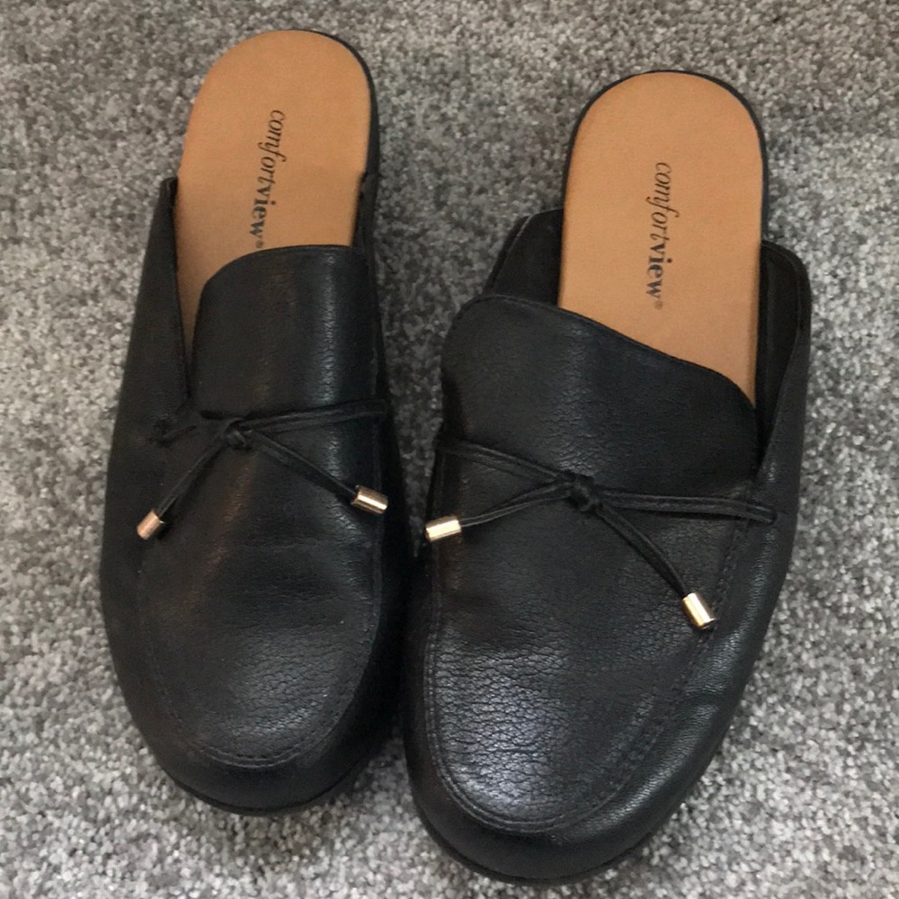 Black clogs